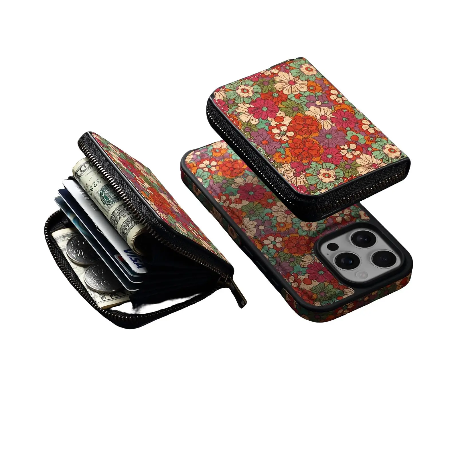 Vintage Floral Decorative Phone Protector iPhone Case for iPhone 16 Pro Max, Magnetic Card Holder Stand, Matte Leather Full Protection Anti-Drop Cover - TikTok Shop Vintage Floral Decorative Phone Protector iPhone Case for iPhone 16 Pro Max, Magnetic Card Holder Stand, Matte Leather Full Protection Anti-Drop Cover - TikTok Shop
