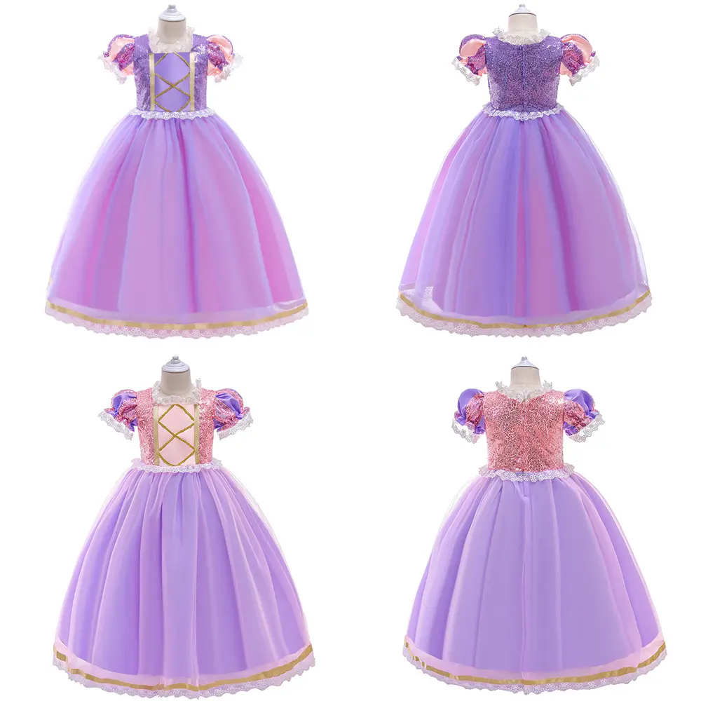 2025 Frozen Elsa & Sofia Dress✨Glowing Cape + Hypoallergenic Lining| Girls Halloween Princess Gown & Ballet Recital Costume