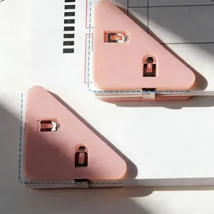Multicolor Plastic Triangle Clips, Multi-Functional Bookmarks & Price Tags, Ideal for Parties, Celebrations, Festive Events, Book Accessories