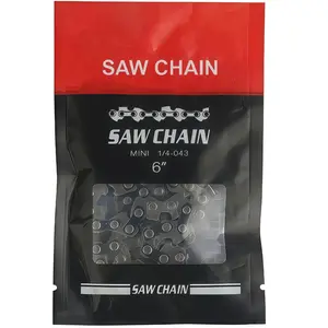Mini Chainsaw Chain Replacement Part, Fits Electric Portable Chainsaws, Small Logging Saws, Pruning Saws, Sizes 4 Inches, 6 Inches, 8 Inches