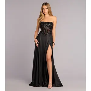 Alessandra Corset A-Line Formal Dress