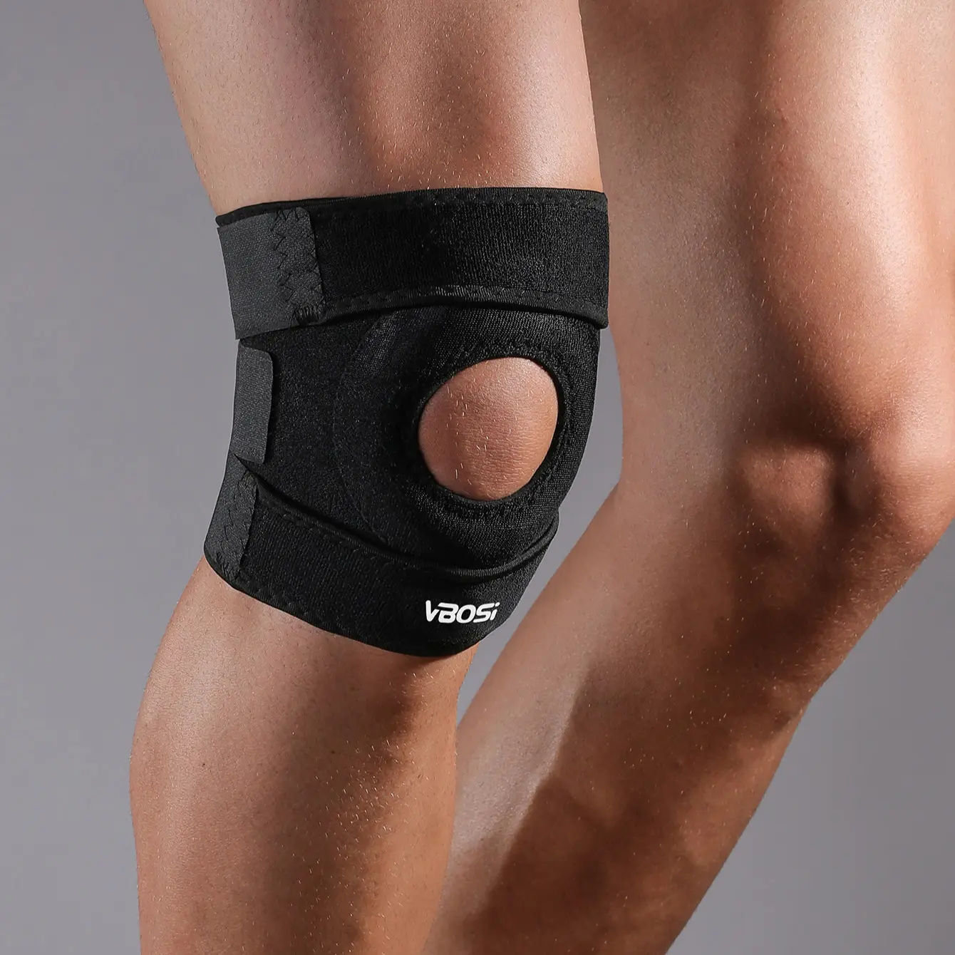 Adjustable Unisex Knee Support Wrap, Sporty Knee Brace for Arthritis Relief, Knee Supporter