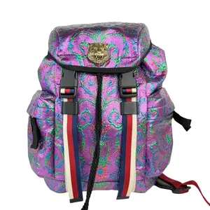 Pre-owned GUCCI GG Fabric Backpacks Gucci Limited Edition Animalier Backpack