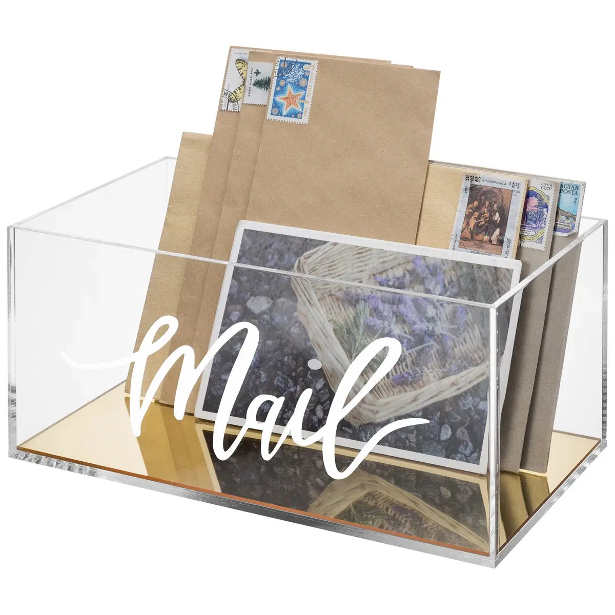 Plastic Desk Organizer 5.41'' H X 5.51'' W X 11.51'' D
