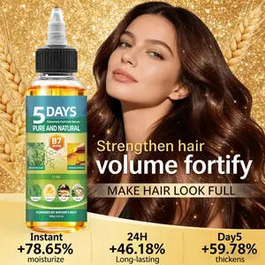 Turmeric Hair Nourishing Serum with Rosemary, Caffeine, Ginger, Deep Penetration, Moisturizes Hair Root to Tip, Suitable for All Hair Types, Hair Growth Enhancer