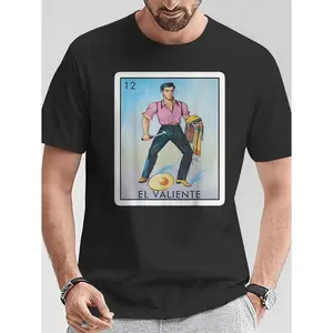 El Valiente Mexican Lottery Graphic Tee | Retro Unisex T-Shirt