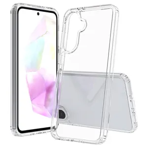 Rome Tech Case for Samsung Galaxy A36 A26 A16 5G - Shockproof Protection Yellowing Resistant Basic Phone Case Clear TPU Hybrid Cover