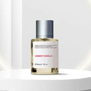 Amber Vanilla Fragrance Spray 50ML Alcohol-Free, Large Capacity Everyday Use, Perfect for Dates & Birthday Gifts, Concentrated Fragrance