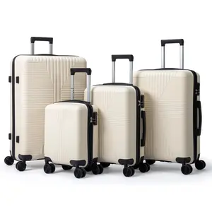 【MothersDayGift】Ubesgoo Luggage Sets 4Piece, Luggage Suitcase Spinner Hardshell Lightweight TSA Lock,Lightweight Durable Carry on Luggage for Business Travel (16in20in24in28in)