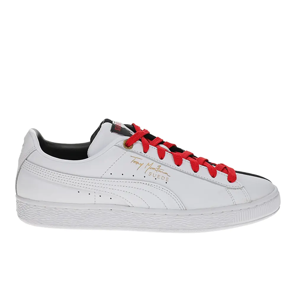 PUMA Mens Shoe Palace X Scarface Lace Up Sneakers Shoes Casual - Black, White