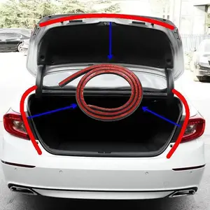 Car Door Rubber Seal Strip, 1 Count Universal Sound Insulation Car Seal Strip, Car Exterior Accessories for Car Door Engine Cover Trunk