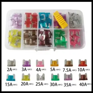 Car Blade Fuse Circuit Testing Tool Set, 306/300/100pcs, 2a-40a, Aluminum Material, Automotive Circuit Tester, Car Truck Motorcycle Protection Box