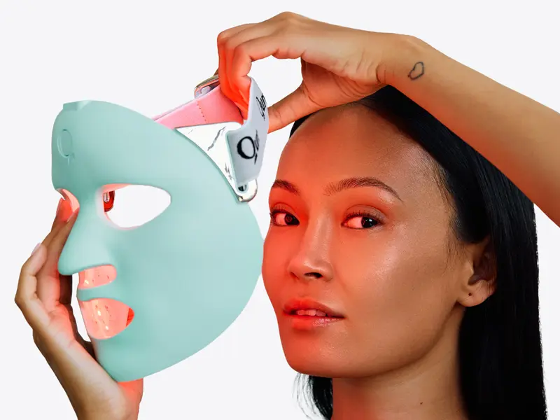 Product Introduction of Qure LED Light Therapy Mask for Face - FDA Cleared for Wrinkles & Acne Treatment with 3 Modes, 5 Facial Areas &  5 Lights: Red, Deep-Red, Blue, Amber & Infrared, 3-Min Daily, Eye-Protection, Smart App 22