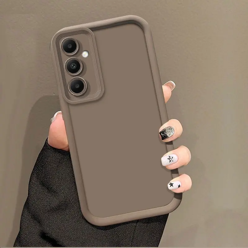 For Samsung Galaxy A56 A36 A26 A16 A06 Cellphone Case Full-Cover Matte TPU For GalaxyA56 Galaxy36 Galaxy16 GalaxyA06 GalaxyA26 Cases Shockproof Soft Protective Case Phone Protector