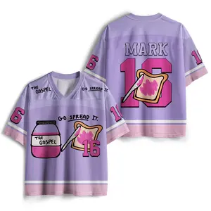 Go Spread It Christian Mesh Jersey Religious Faith Athletic Top Bible Verse Menswear Womenswear Best Gift