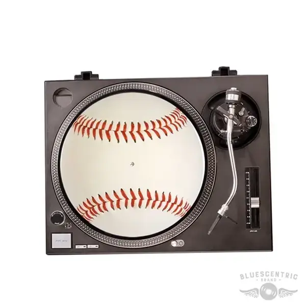 Graphic Baseball Turntable Slip Mat