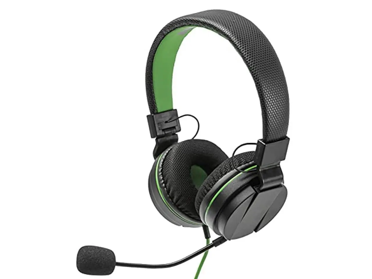 snakebyte head set x - on ear stereo headset for gaming consoles with detachable mic, inline control, wired 3.5mm headphone for use with pc, laptop, xbox one, switch, ps4 - xbox one