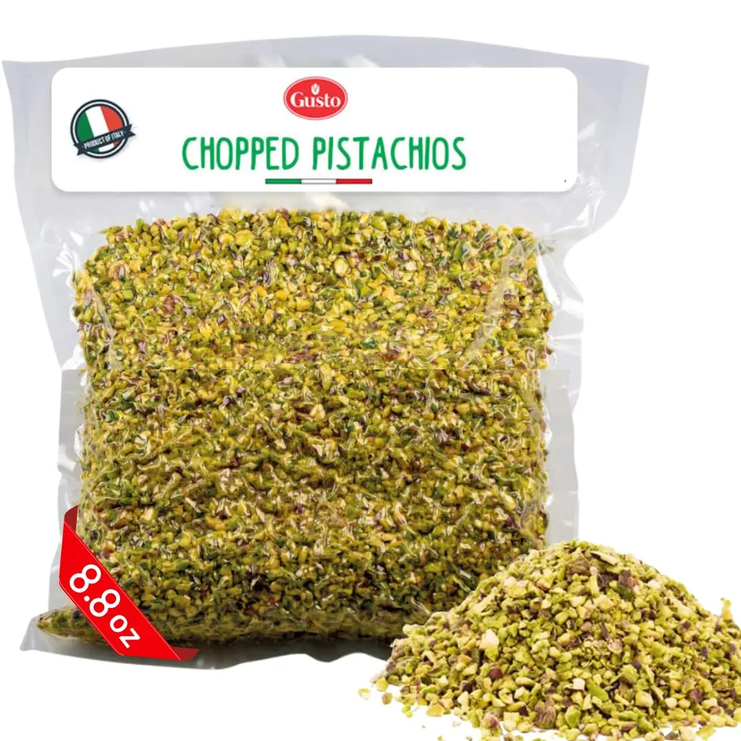 Gusto Etna Sicilian Raw Chopped Pistachios – 250g / 8.8 oz