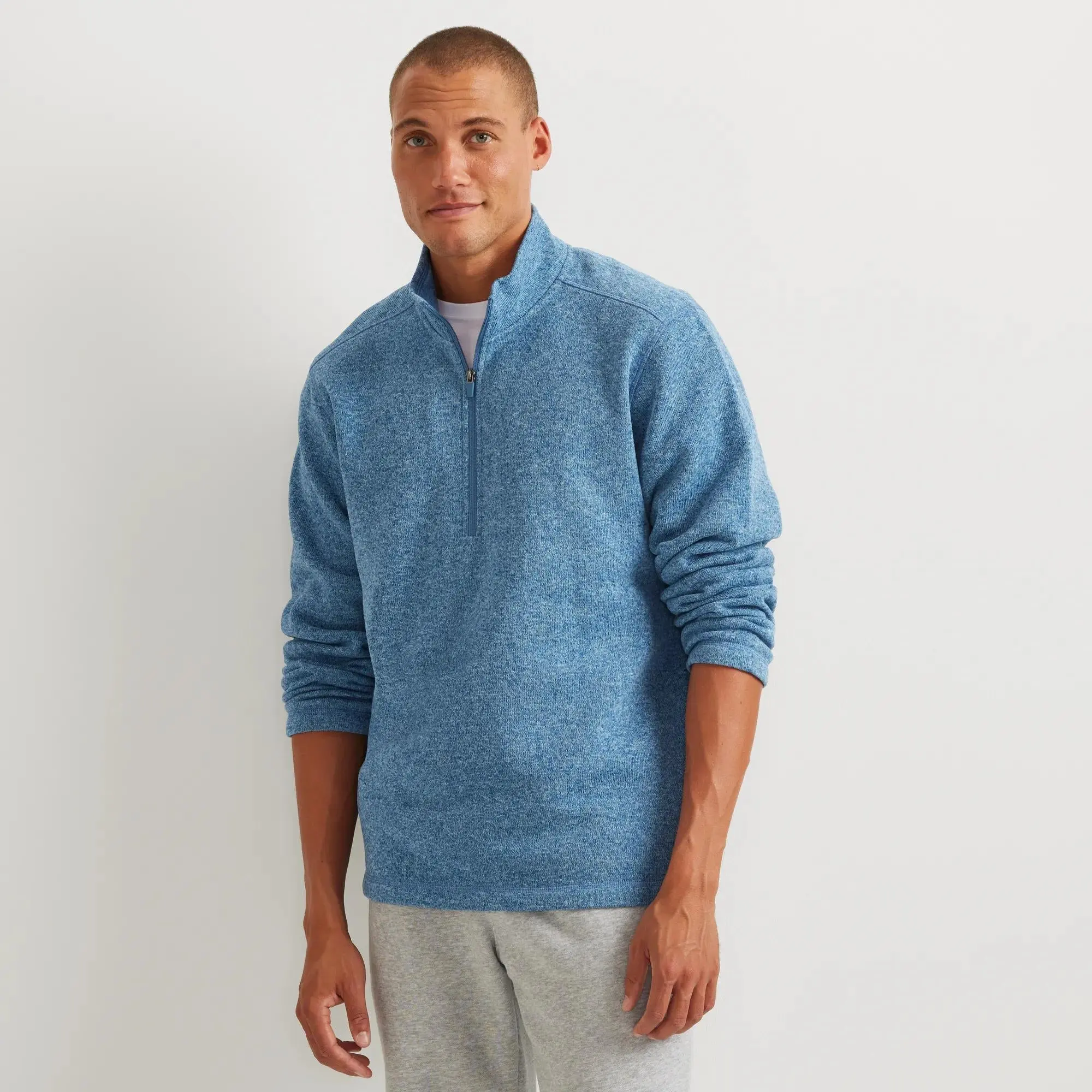 Eddie Bauer Men’s Radiator Fleece 1/4-Zip Pullover Soft Feel