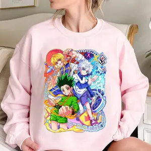 Hunterxhunter Shirt - Gon kilua  Anime Hoodie | Japanese Streetwear | Anime Clothes & Merch for Otaku A9