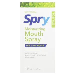 Xlear Spry, Moisturizing Mouth Spray, 2 Pack, 4.5 fl oz (134 ml)