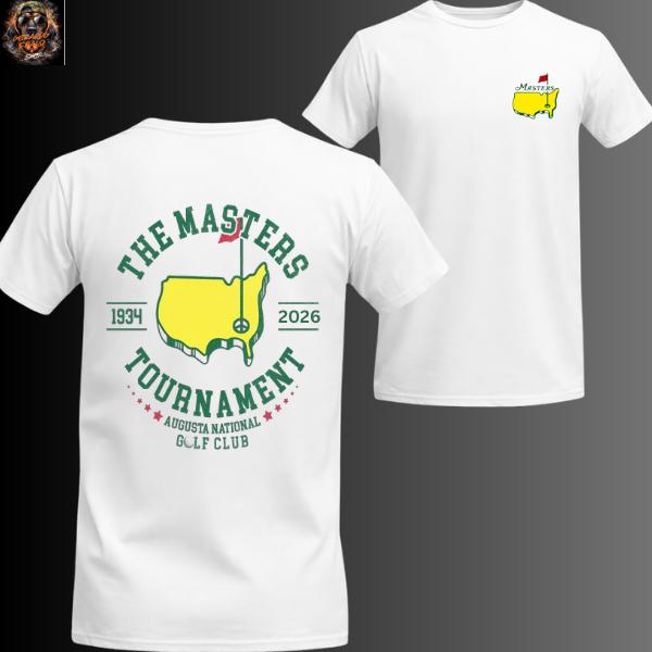 [Made in the USA] The Masters Tourathon 2026 Hooded Hoodie, Augusta National Golf Club T-shirt, Vintage USA Map Print Shirt, Golf Fan Gift for Men and Women