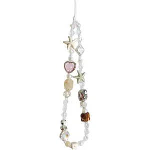 Beaded Wrist Strap Cute Charm Lanyard for Digital Camera, Phone, Bag, Keychain