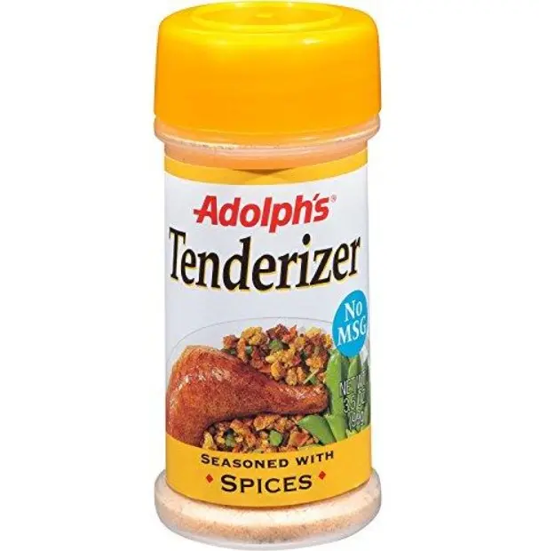Adolph's Seasoned Tenderizer Spice and Seasoning Mixture, 3.5 oz Bottle, No MSG, No Artificial Color Sources, Flavorful Cooking Essential, Flavor