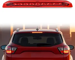 Nilight Third Brake Light Tail High Mount 3rd Stop Lights Red Lens Compatible with Ford Escape 2013 2014 2015 2016 2017 2018 Van SUV Rear Center Cab Lamp