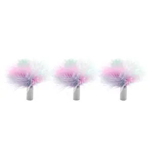 3 Pieces Feathers Replacement for Interactive for Cat Toy Accessories