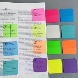 Sticky Note, 160pcs/set Colorful Message Sticky Note, Translucent Book Note Sticky Note, Reading Sticky Note, Stickers, Office Stationery & Supplies