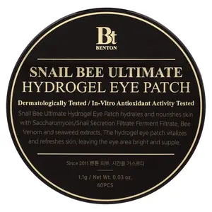 Benton Snail Bee Ultimate Hydrogel Eye Patch, 60 Pieces