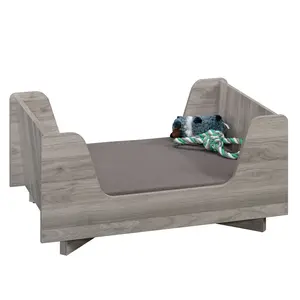Sauder Milo Dog Bed for Small to Medium Pets - Cozy & Stylish Pet Furniture with Spacious Sleeping Area & Removable Cushion - Machine-Washable Cover for Easy Cleaning