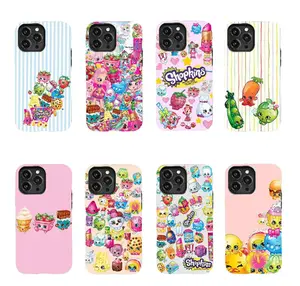 Super Cute Shopkins Phone Case – Adorable Cartoon-Style, Shockproof Protective Cover | Suitable for iPhone 17–11 Pro Max/Plus and Samsung Galaxy S23–25