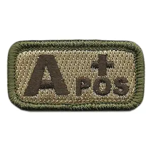 Blood Type Patches - Type A Positive - 2" x 1"