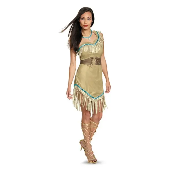 Womens Deluxe Pocahontas Costume