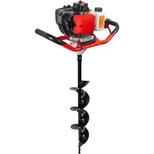 XtremePowerUS 52CC 2-Stroke Gas Powered Earth Auger, Post Hole Digger with 6" Digger Auger Bit