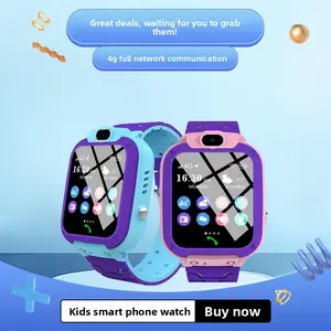 Children's Smartwatch with 4G Video Call, Precise Positioning, Waterproof, Multifunctional, Suitable for Elementary School Students