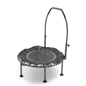 SUNNY Active Fitness Trampoline with Adjustable Handlebar