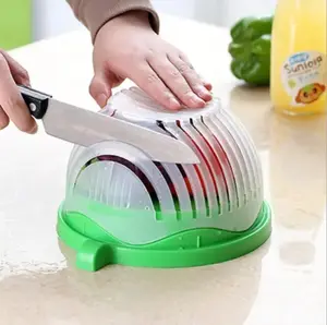 Creative Salad Cutter Tool for Effortless Fruit and Vegetable Preparation