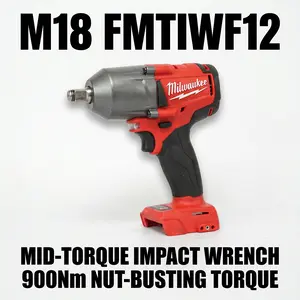 Milwaukee M18 FMTIWF12 18V 1/2 Inch Impact Wrench 900Nm 2026 Tool easy pop family outing