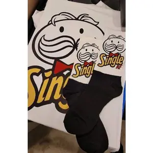 Pringle Single Socks | The Real Shirt Plug ™ | Sublimation Socks