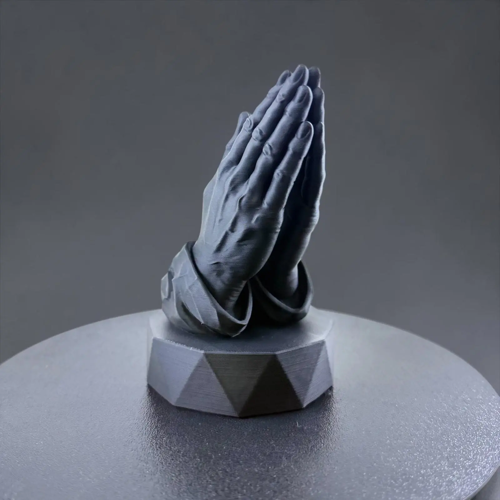 Prayer Hands Sculpture - Modern Artistic Design on Geometric Base - Perfect for Home Decor & Gift sohochic