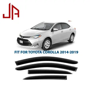 For 2014-2018 2019 Toyota Corolla Smoke Window Visor Sun Rain Guards Vent Shade car  coat  play Ultra HD Wireless Carplay Stereo Handheld High-Resolution Thermal Camera Chrome Housing Halogen Taillight Set