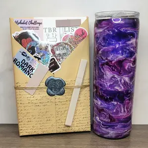 Blind Date with a Book - Read and Sip Edition, Brand New Book & Epoxy Tumbler