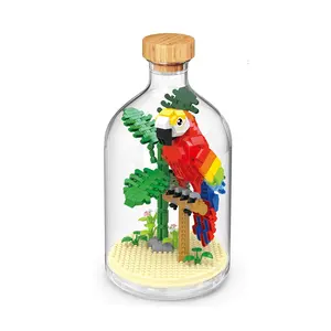 Insect Bird Micro Particle Building Blocks Toy, Stress Relief Desk Decor, Home Office Art Decoration, Valentine's Day Gift for Adults Teens Kids, Bricks