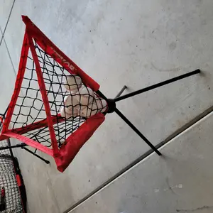 VEVOR 7x7 ft Baseball Softball Practice Net,  Portable Baseball Training Net for Hitting Batting Catching Pitching, Backstop Baseball Equipment with Bow Frame, Carry Bag, Strike Zone, Ball, Batting Tee
