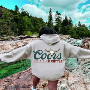 Boho Cow Skull Hoodie, Western Hoodie,Boho Skull Western Sweatshirt,Wild West Hoodie,Desert Vibes Hoodie,Country Girl Hoodie,Coors Hoodie