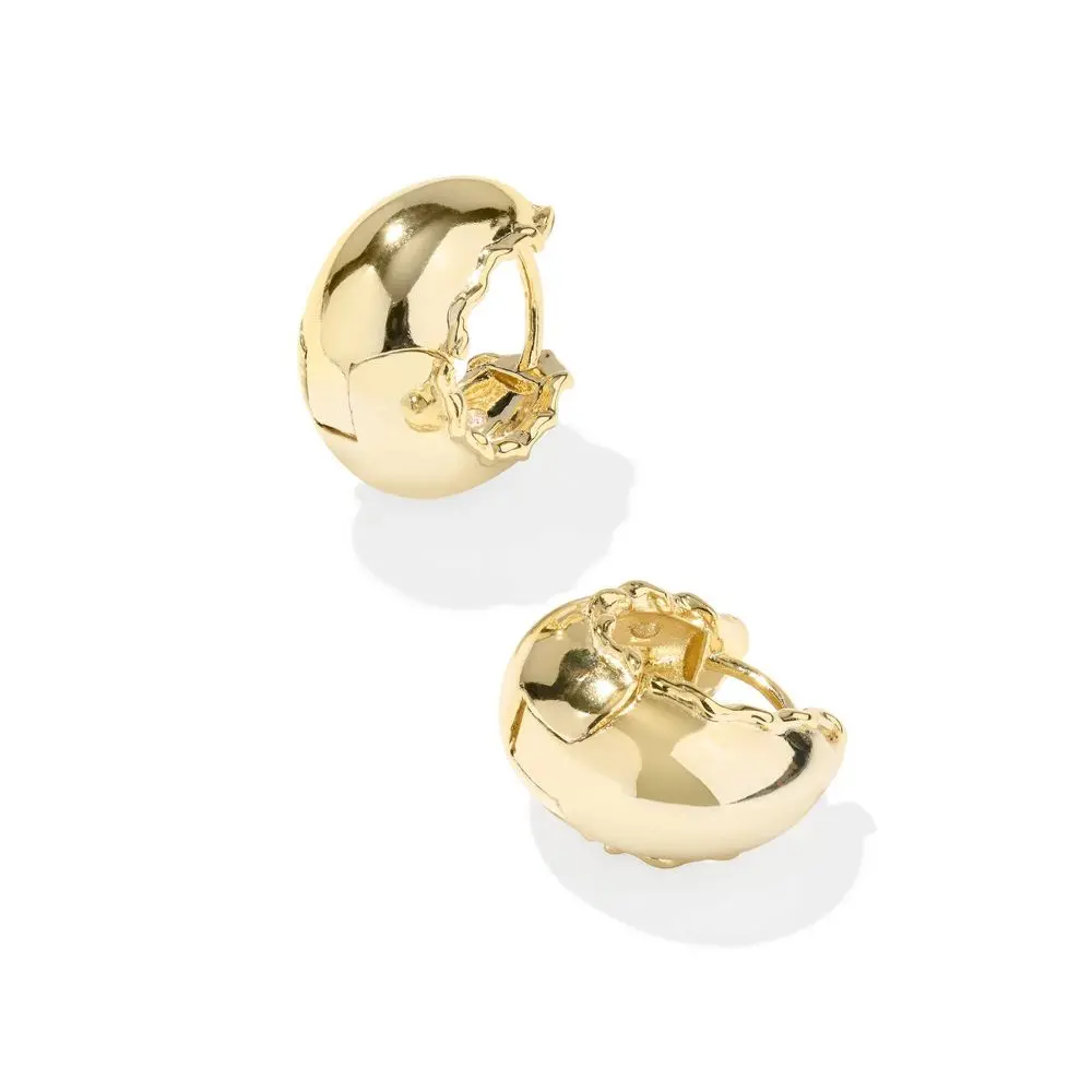Kendra Scott 14K Over Brass Carrie Huggie Hoop Earrings