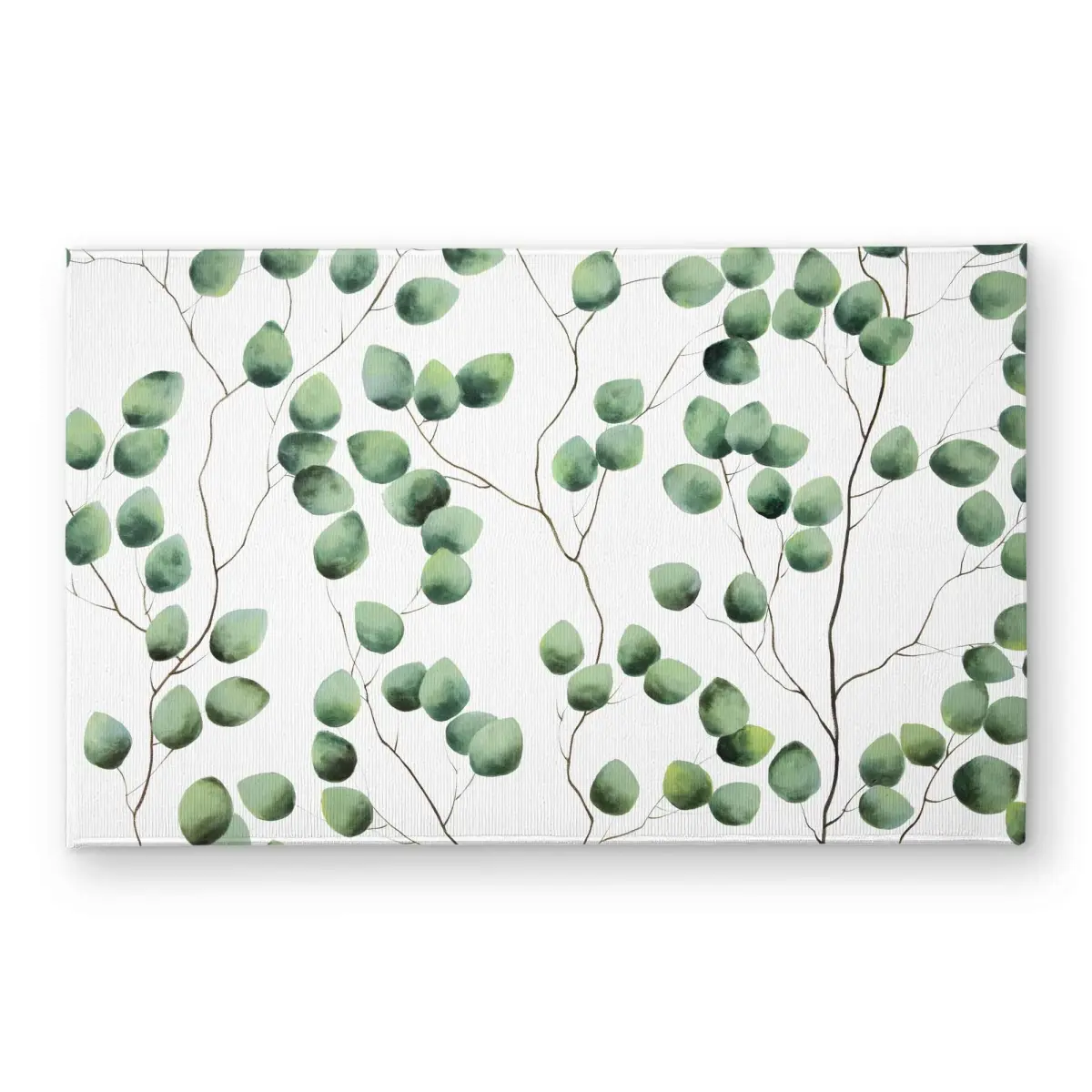 Begin Home Decor CODM2134RLBM96 21x34in Climbing Leaves Floral Botanical Door Mat, Coloured Plant-Inspired Floral Accent Doormat for Front Door Decor & Entryway Inspo